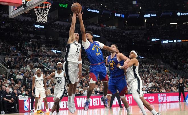 掘金锁定西部第三 马刺错失榜首机会